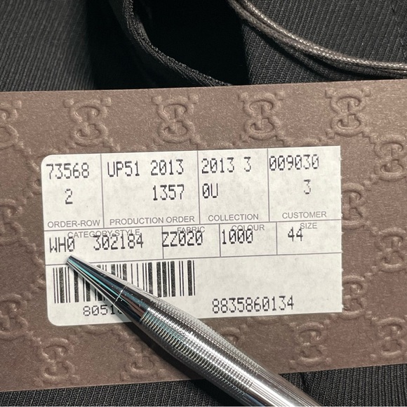 NWT Gucci Uniform Size 44 Black Wool Dress Pants Made In Bulgaria Hanger & Bag - Picture 16 of 16